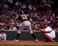 Eric Byrnes, Oakland A's outfielder. Royalty Free Stock Photo