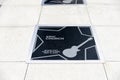 Eric Church star on the Music City Walk of Fame in Nashville, TN Royalty Free Stock Photo
