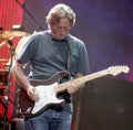 Eric Clapton performs in concert Royalty Free Stock Photo