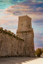 Erice Castle Trapani Sicily Royalty Free Stock Photo