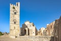 Erice Cathedral with bell tower Royalty Free Stock Photo