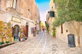 Erice main street, Sicily , Italy. Royalty Free Stock Photo