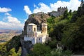 Erice mountain Royalty Free Stock Photo