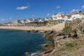 View of the traditional village of Ericeira, with the Praia dos Pescadores Fisherman beach