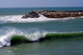 Ocean waves. Coast of Portugal, Ericeira