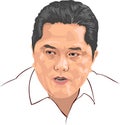 Erick Thohir - Vector Portrait