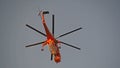 ERICKSON AIR-CRANE S64E FIREFIGHTING HELICOPTER - GREECE Royalty Free Stock Photo