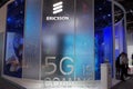 Ericsson 5G booth in ICT exhibition in beijing city