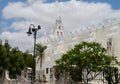 Erida Mexico Yucatan architecture history street church Royalty Free Stock Photo