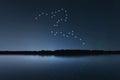 Eridanus star constellation, Night sky, Cluster of stars, Deep space, Celestial River constellation