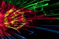 Eritrea abstract fireworks sparkling flag. New Year, Christmas and National day concept