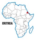 Eritrea Africa Map