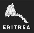 Eritrea - communication network map of country.