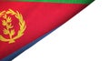 Eritrea flag left side with blank copy space