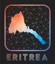 Eritrea map design.