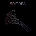 Eritrea network map.
