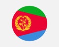 Eritrea Round Flag
