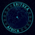 Eritrea round sign.