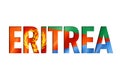 Eritrean flag text font