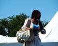 Eritrean Folk Dancer At Edmonton`s Heritage Days