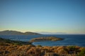 Erkek beach in Bodrum, Turkey at sunrise Royalty Free Stock Photo