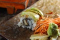 Erl avocado roll Royalty Free Stock Photo