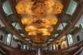 Interior of the University Church of the Friedrich-Alexander-University Erlangen-Nuremberg, Germany, built 1722-1737