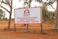 Erldunda Roadhouse along the Stuart Highway, Australia Royalty Free Stock Photo