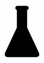 Erlenmeyer flask icon Royalty Free Stock Photo