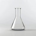 Erlenmeyer flask isolated on white background Royalty Free Stock Photo