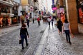 Ermou Street Shopping Pecinct, Athens, Greece. Royalty Free Stock Photo