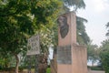 Ernest Hemingway sculpture monument in Paseo de Blas Infante in Ronda, Malaga. Andalusia. Spain. September 12, 2021