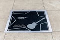 Ernest Tubb star on the Music City Walk of Fame in Nashville, TN Royalty Free Stock Photo