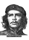 Ernesto Che Guevara portrait from Cuban money