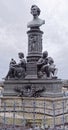 Ernst Rietschel Memorial with three allegorical figures symbol Royalty Free Stock Photo