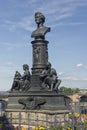 Ernst Rietschel Statue in Dresden - Germany Royalty Free Stock Photo