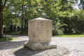 Ernst Toller memorial stone in Munich