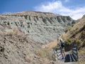 Trail into the Blue Basin Formation - John Day Fossil Beds Oregon