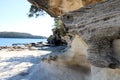 Eroded Cliff Face on Balmoral Beach