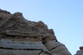 Eroded Cliff Face Showing Weathered Geology