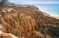 Eroded Cliffs, Ocean, San Diego, California Royalty Free Stock Photo
