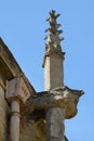 Eroded gargoyles on church in York