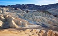 Eroded Geology of Death Valley Zabriskie Point Royalty Free Stock Photo