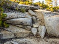 Eroded granite outcrop Royalty Free Stock Photo