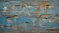 Eroded Interiors: Dark Cyan And Beige Old Wood Plank With Peeling Paint