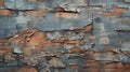 Eroded Interiors: Multilayered Texture Of Peeling Paint On Wood