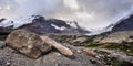 Eroded Landscape Columbia Icefield