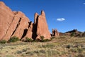 Eroded landscape at Sanddune Arch in Arches National park