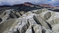 Drone video of the interesting geological view created
