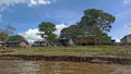 Eroded riverbank of one of the largest rivers in the world